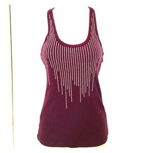 Express racetrack bling stretchy tank